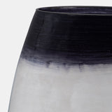 Glass, 8" Ombre Vase, Blue