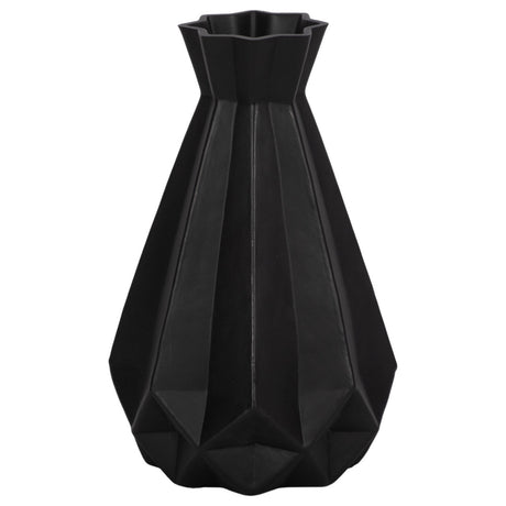 Glass, 9"h Classic Vase, Black