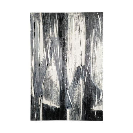 Glass Shower II by Mercana Studio a Hand Embellished Textured Canvas by Mercana at Eve Furniture