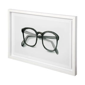 Glasses Black by Mercana Studio a Framed Art Print Matted under Glass by Mercana at Eve Furniture