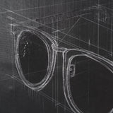Glasses II by Dayna Matthews a Hand Embellished Textured Framed Canvas by Mercana at Eve Furniture