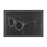 Glasses II by Dayna Matthews a Hand Embellished Textured Framed Canvas by Mercana at Eve Furniture