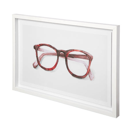 Glasses Red by Mercana Studio a Framed Art Print Matted under Glass by Mercana at Eve Furniture