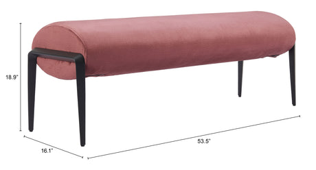 Glatt Brown Bench by Zuomod at Eve Furniture