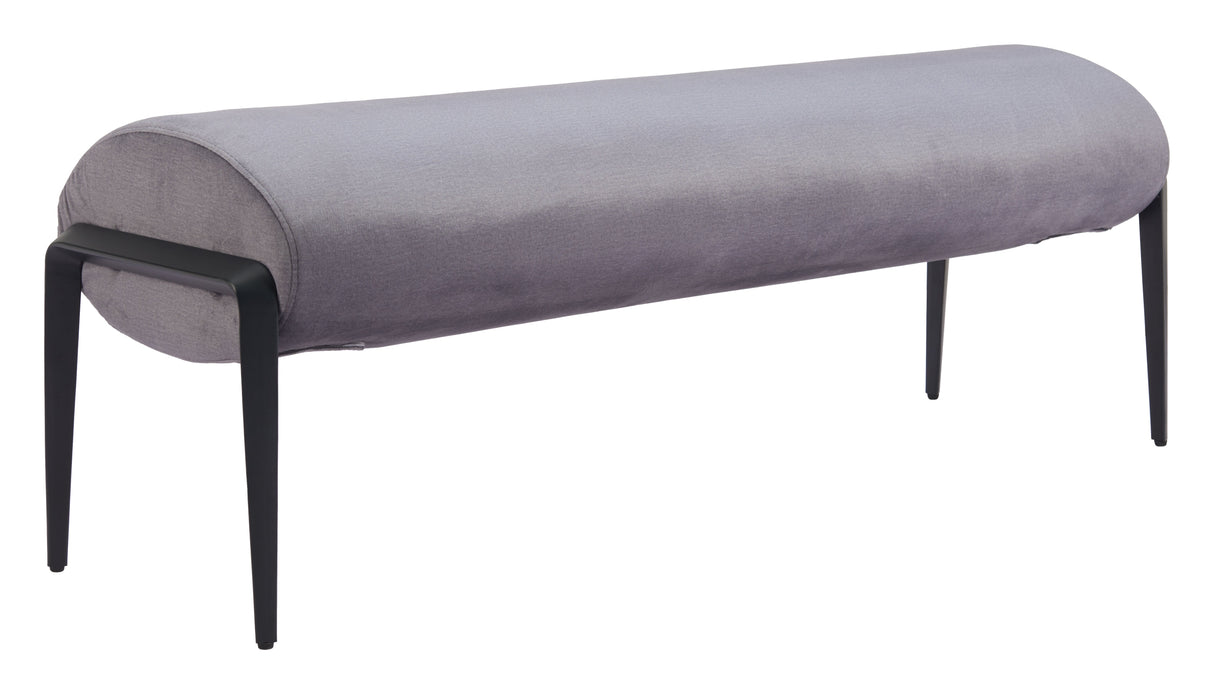 Glatt Gray Bench by Zuomod at Eve Furniture