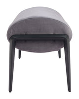 Glatt Gray Bench by Zuomod at Eve Furniture