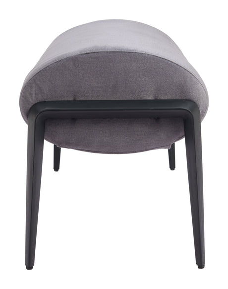 Glatt Gray Bench by Zuomod at Eve Furniture