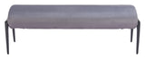 Glatt Gray Bench by Zuomod at Eve Furniture