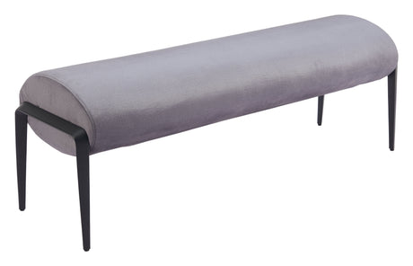 Glatt Gray Bench by Zuomod at Eve Furniture