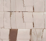 Glazed Echoes White II by Cartissi Hand-Embellished Textured Framed Canvas Artwork by Mercana at Eve Furniture