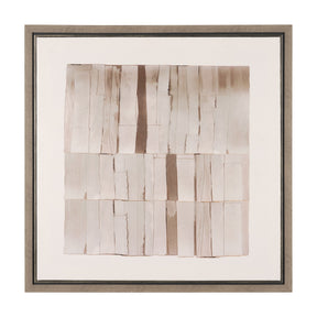 Glazed Echoes White II by Cartissi Hand-Embellished Textured Framed Canvas Artwork by Mercana at Eve Furniture