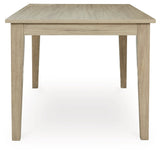 Gleanville Light Brown Dining Table