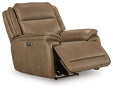 Glencroft Sahara Power Recliner by Ashley at Eve Furniture