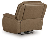 Glencroft Sahara Power Recliner by Ashley at Eve Furniture