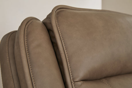 Glencroft Sahara Power Recliner by Ashley at Eve Furniture