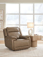 Glencroft Sahara Power Recliner by Ashley at Eve Furniture