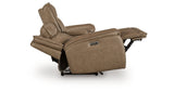 Glencroft Sahara Power Reclining Loveseat with Console by Ashley at Eve Furniture