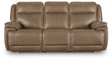 Glencroft Sahara Power Reclining Sofa by Ashley at Eve Furniture