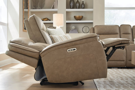 Glencroft Sahara Power Reclining Sofa by Ashley at Eve Furniture
