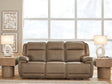 Glencroft Sahara Power Reclining Sofa by Ashley at Eve Furniture