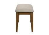 Glendale Beige/Brown Dining Bench by Crown Mark at Eve Furniture