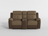 Glendale Brown 2-Piece Double Reclining Set by Homelegance at Eve Furniture