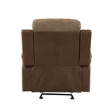 Glendale Brown Microfiber Double Reclining Living Room Set by Homelegance at Eve Furniture