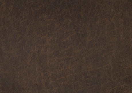 Glendale Brown Microfiber Double Reclining Sofa by Homelegance at Eve Furniture