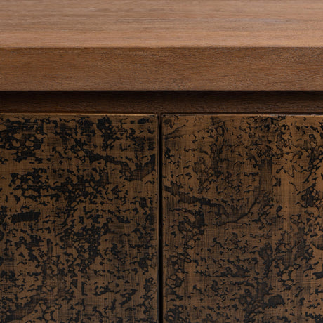 Glendale Toasted Chestnut 4 Door Buffet by Classic Home at Eve Furniture