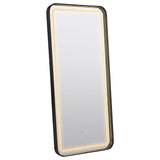 Glendora Black LED Standing Mirror with Bluetooth Speaker by Coaster at Eve Furniture
