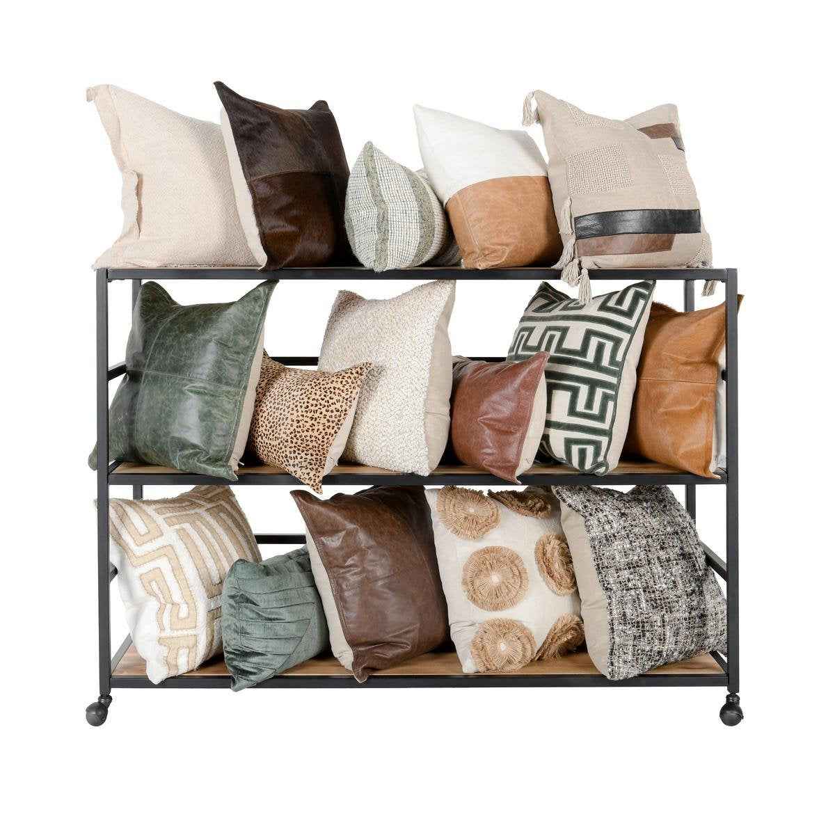 Glendora Black/Natural Rack by Classic Home at Eve Furniture