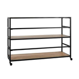 Glendora Black/Natural Rack by Classic Home at Eve Furniture