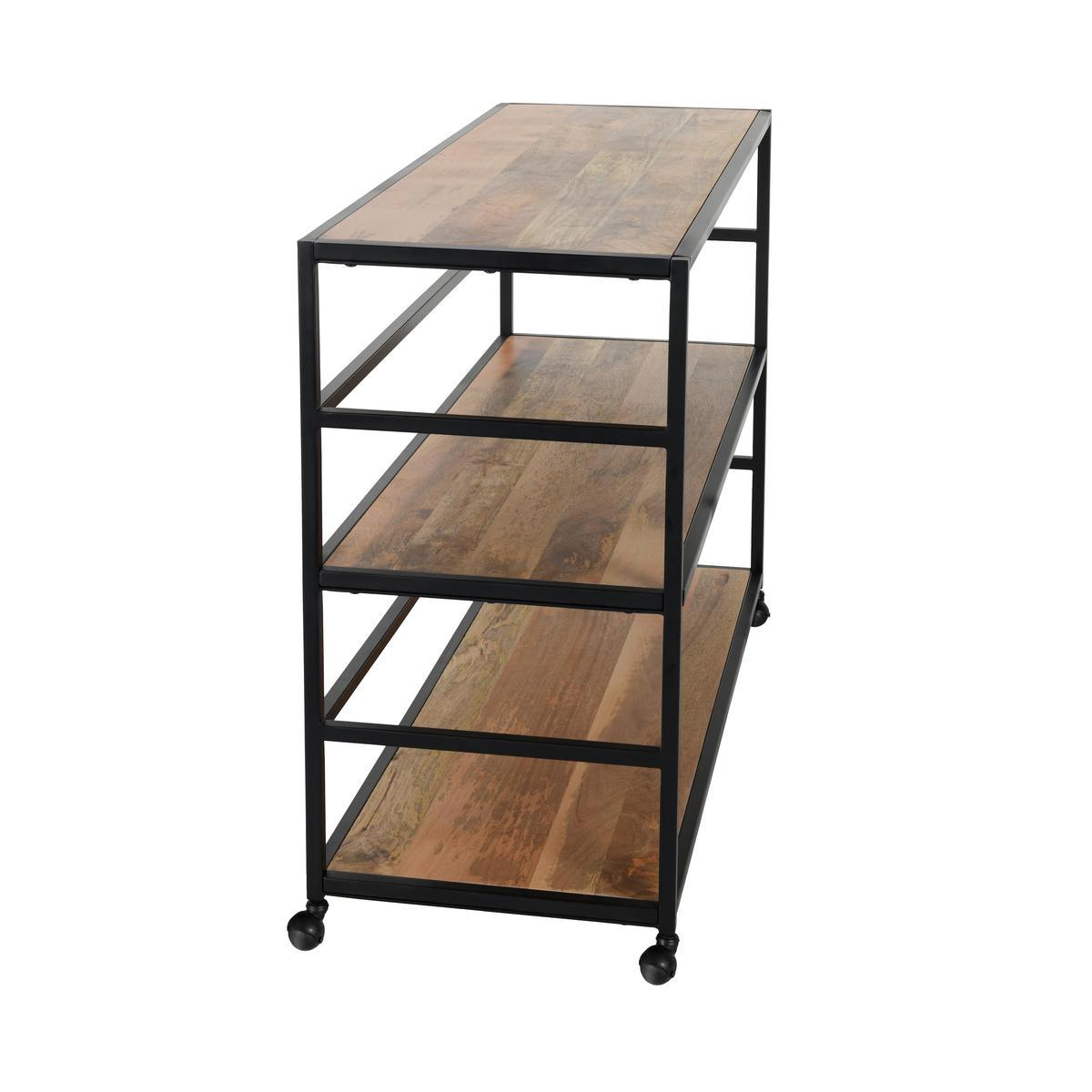 Glendora Black/Natural Rack by Classic Home at Eve Furniture