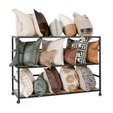 Glendora Black/Natural Rack by Classic Home at Eve Furniture