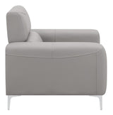 Glenmark Track Arm Upholstered Chair Taupe