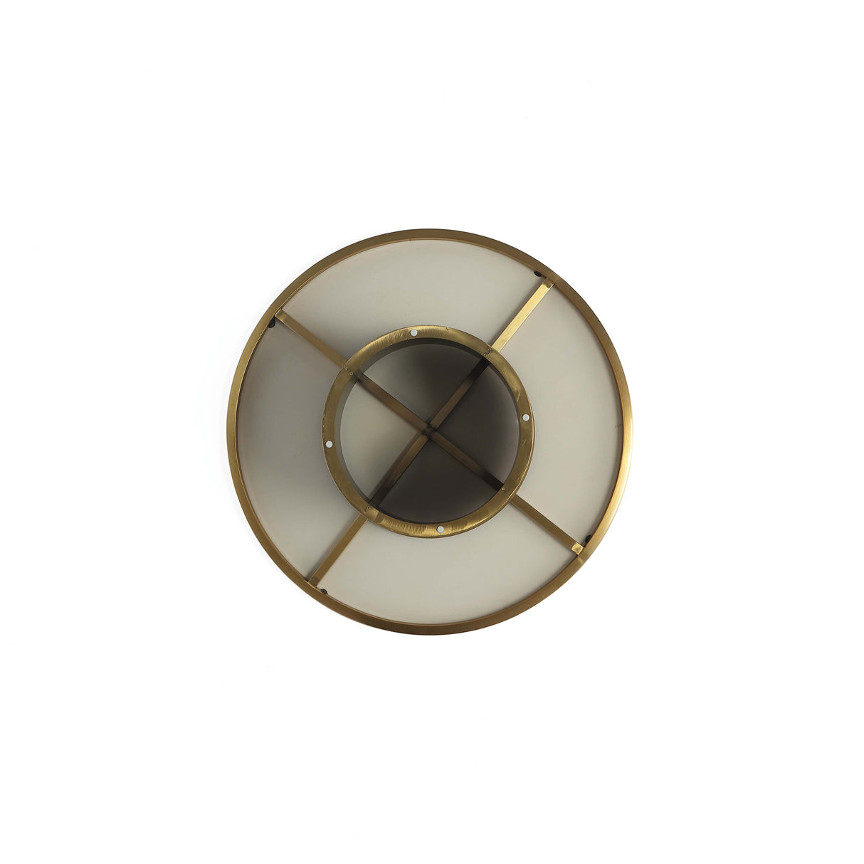 Glenn Coffee Table and End Table in Gold (set of 2) by Manhattan Comfort at Eve Furniture
