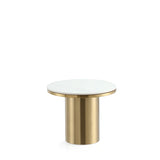 Glenn Coffee Table and End Table in Gold (set of 2) by Manhattan Comfort at Eve Furniture