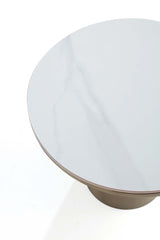 Glenn Coffee Table and End Table in Gold (set of 2) by Manhattan Comfort at Eve Furniture