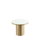 Glenn Coffee Table and End Table in Gold (set of 2) by Manhattan Comfort at Eve Furniture