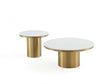 Glenn Coffee Table and End Table in Gold (set of 2) by Manhattan Comfort at Eve Furniture