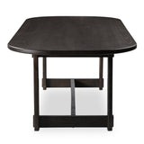 Glenn Dark Brown Oval Dining Table by MOES at Eve Furniture