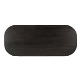 Glenn Dark Brown Oval Dining Table by MOES at Eve Furniture