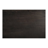 Glenn Dark Brown Oval Dining Table by MOES at Eve Furniture