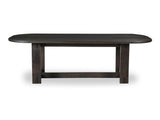 Glenn Dark Brown Oval Dining Table by MOES at Eve Furniture