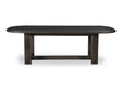 Glenn Dark Brown Oval Dining Table