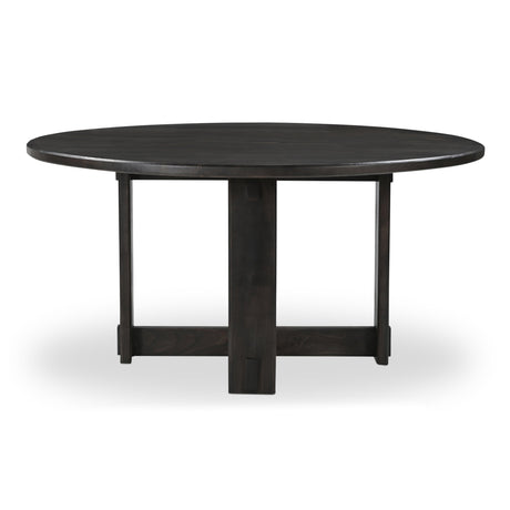 Glenn Dark Brown Round Dining Table by MOES at Eve Furniture