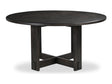 Glenn Dark Brown Round Dining Table by MOES at Eve Furniture