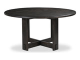 Glenn Dark Brown Round Dining Table by MOES at Eve Furniture