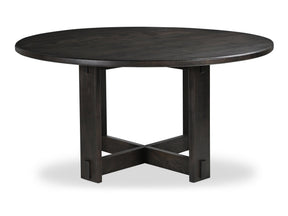 Glenn Dark Brown Round Dining Table by MOES at Eve Furniture