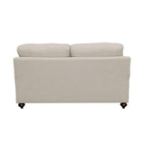 Glenn Light Gray Cushion Back Loveseat by Coaster at Eve Furniture